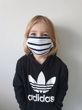 Maseczka ochronna dziecięca Hapy Mum w paski