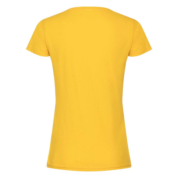 Żółta koszulka damska Lady fit Oryginal Fruit of the Loom