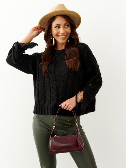 Sweter Alpaka Cocomore czarny