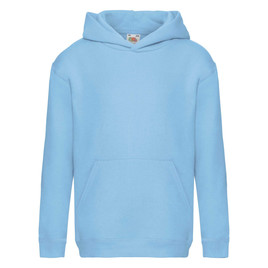 Błękitna bluza dziecięca Hooded Sweat Fruit of the Loom