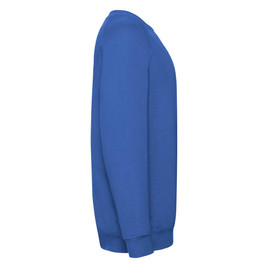 Niebieska bluza dziecięca Raglan Sweat Fruit of the Loom 