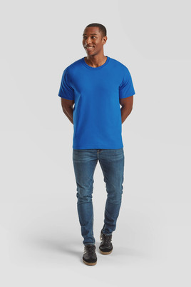 Niebieska koszulka męska Valueweight Fruit of the Loom 