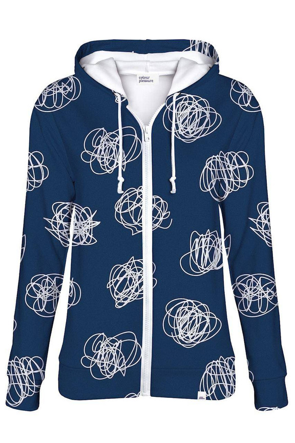 Bluza termoaktywna z kapturem wielobarwna