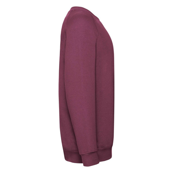 Burgundowa bluza dziecięca Raglan Sweat Fruit of the Loom