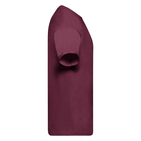 Burgundowa koszulka męska Original Fruit of the Loom