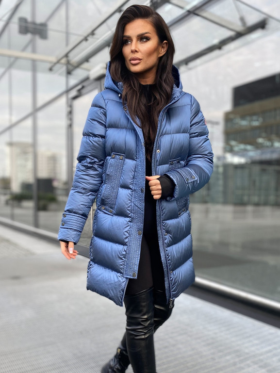 Niebieska kurtka Puchowa w Technologi Ultralight Blue Lazur Dankoff.dk