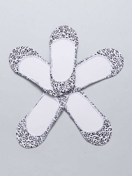 Stopki panterka białe 5-pak