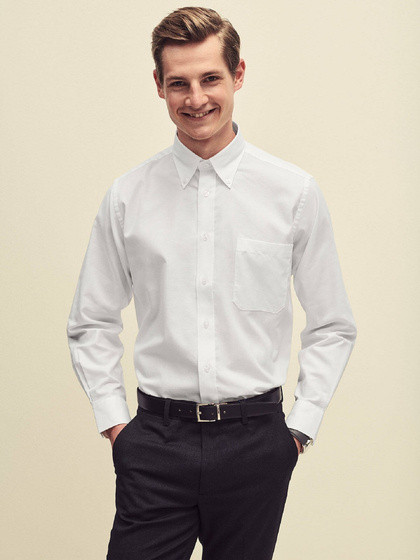 Biała koszula męska Oxford Fruit of the Loom