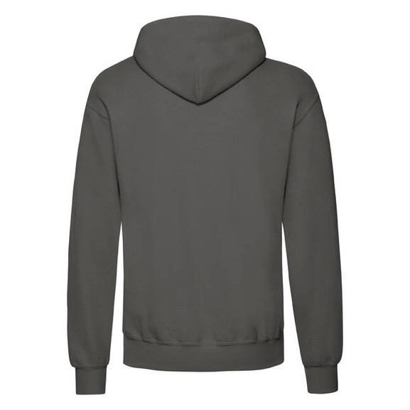 Grafitowa bluza męska Hooded Sweat Fruit of the Loom