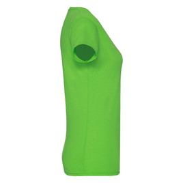 Zielony koszulka damska Lady fit Oryginal Fruit of the Loom