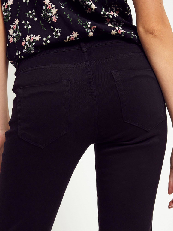 Jeansy push up czarne