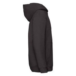 Czarna bluza dziecięca Hooded Sweat Fruit of the Loom