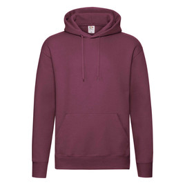 Burgundowa bluza męska z kapturem Hooded Sweat Fruit of the Loom 