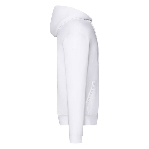 Szara bluza z kapturem na zamek Classic Fruit of the Loom