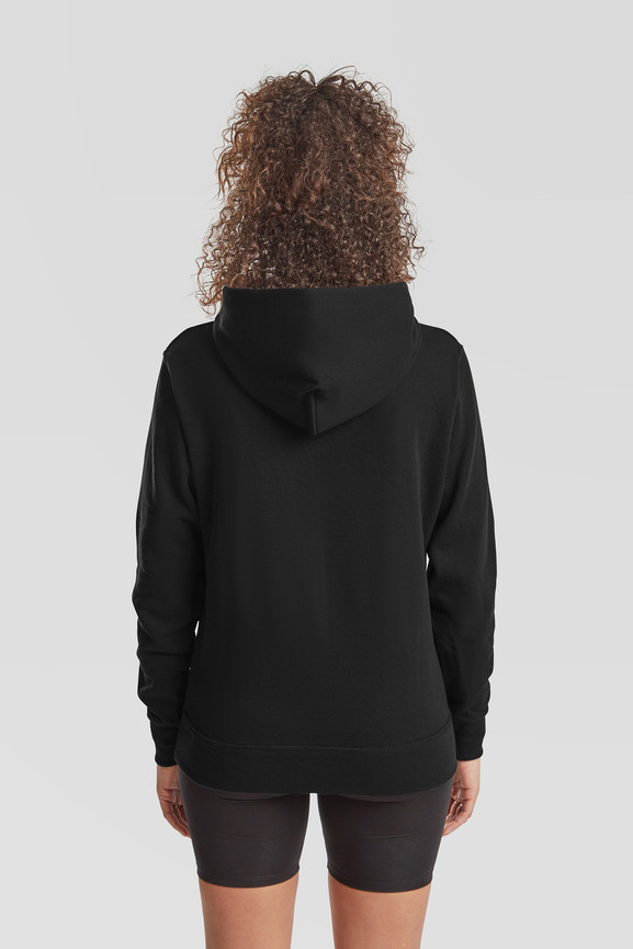 Czarna bluza z kapturem Hooded Sweat Fruit of the Loom
