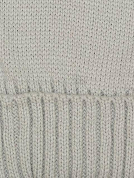 Czapka z rogami szara