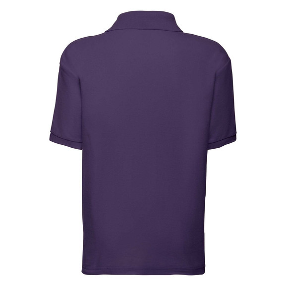 Fioletowa koszulka dziecięca 65/35 Polo Fruit of the Loom