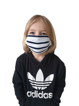 Maseczka ochronna dziecięca Hapy Mum w paski