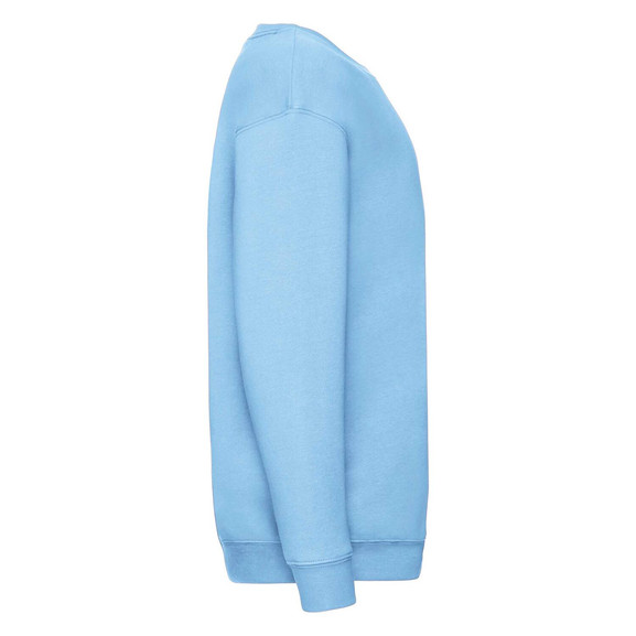 Błękitna bluza dziecięca Set-In Sweat Fruit of the Loom