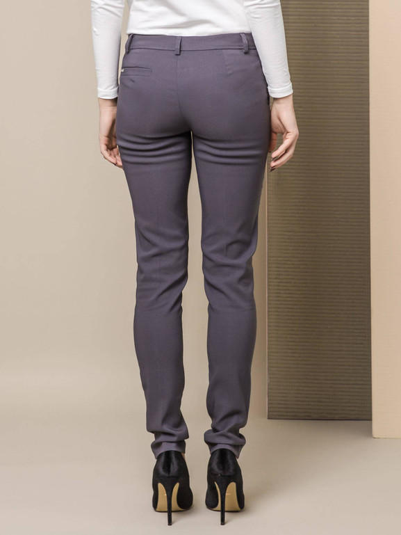 SPODNIE LOLA GARNITUROWE ANTRACYT