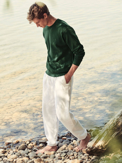 Zielona bluza męska Set-in Sweat Fruit of the Loom