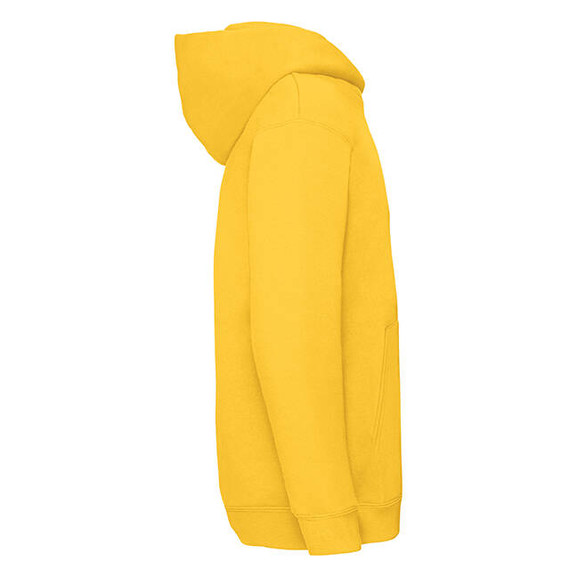 Żółta bluza dziecięca Hooded Sweat Fruit of the Loom