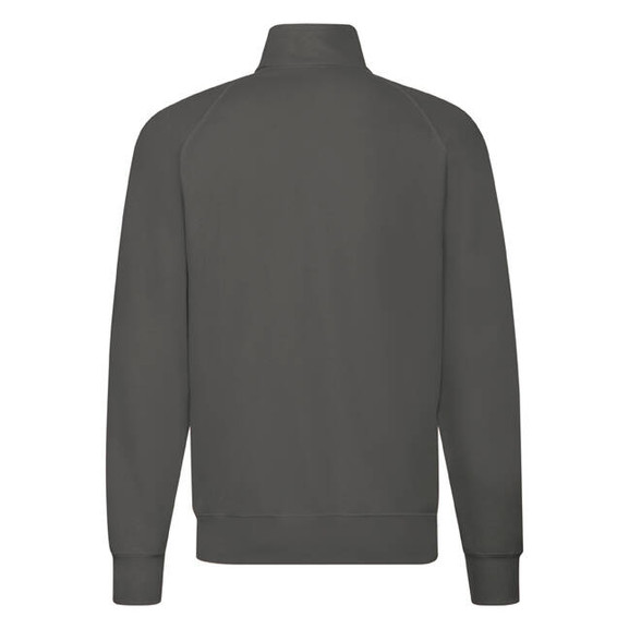 Grafitowa bluza męska Lightweight Sweat Jacket Fruit of the Loom