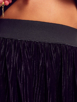 Spódnica drobno plisowana czarna