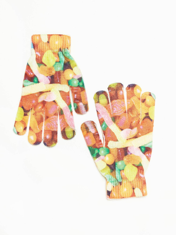 Rękawiczki dotykowe cukierki pomarańczowe