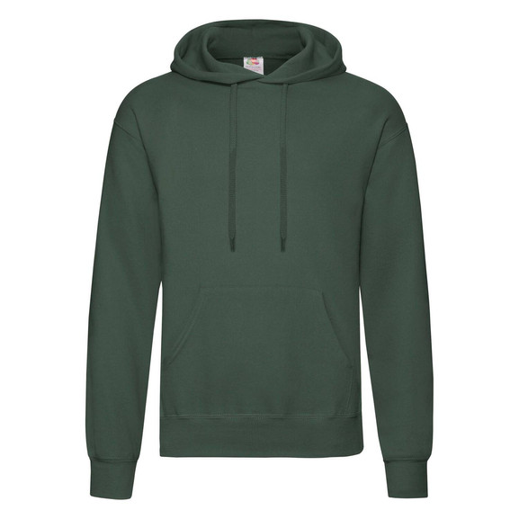 Zielona bluza męska Hooded Sweat Fruit of the Loom