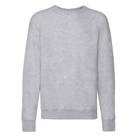 Szara bluza męska Lightweight Raglan Sweat Fruit of the Loom 