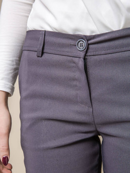 SPODNIE LOLA GARNITUROWE ANTRACYT