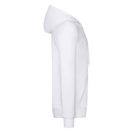 Biała bluza męska z kapturem Lightweight Hooded Sweat Fruit of the Loom 