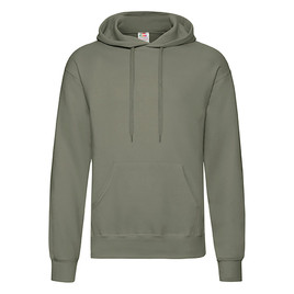 Oliwkowa bluza męska Hooded Sweat Fruit of the Loom 