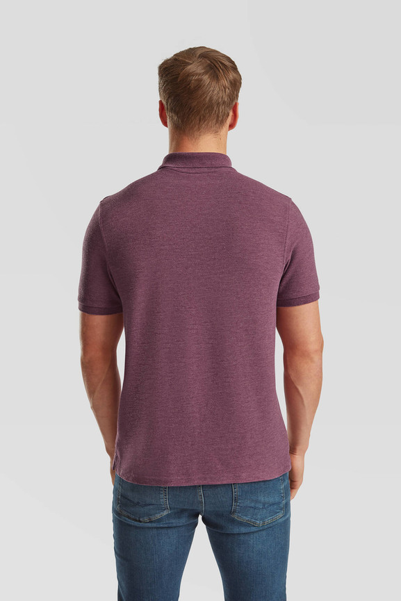 Burgundowa koszulka męska Iconic Polo Friut of the Loom