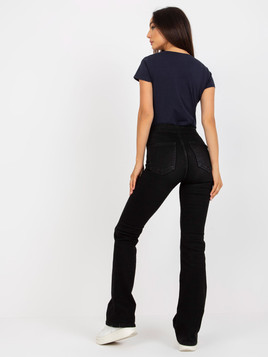 Grafitowe spodnie dresowe wiązane w pasie