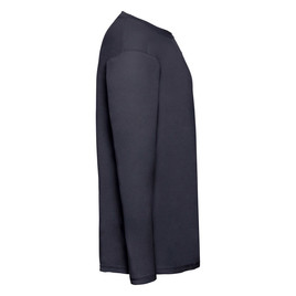 Granatowa koszulka męska Valueweight z długim rękawem Fruit of the Loom