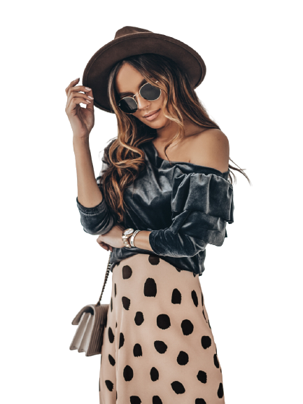 Bluzka welurowa Cocomore antracyt