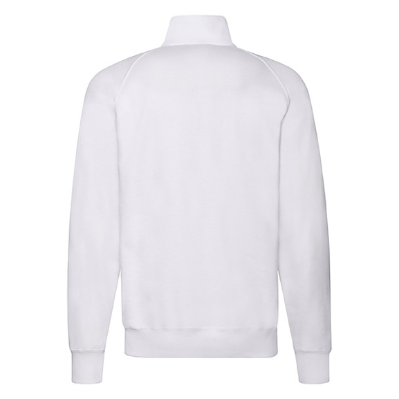Biała bluza męska Lightweight Sweat Jacket Fruit of the Loom