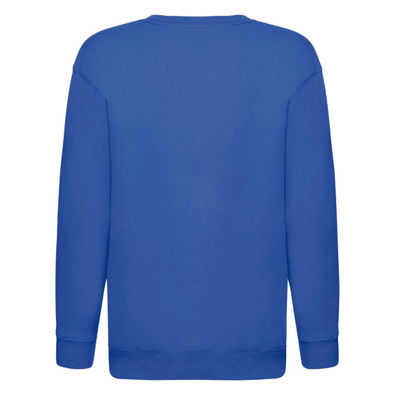 Niebieska bluza dziecięca Set-In Sweat Fruit of the Loom