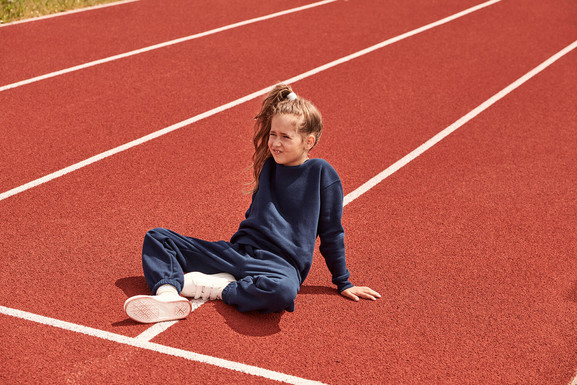 Granatowa bluza dziecięca Set-In Sweat Fruit of the Loom