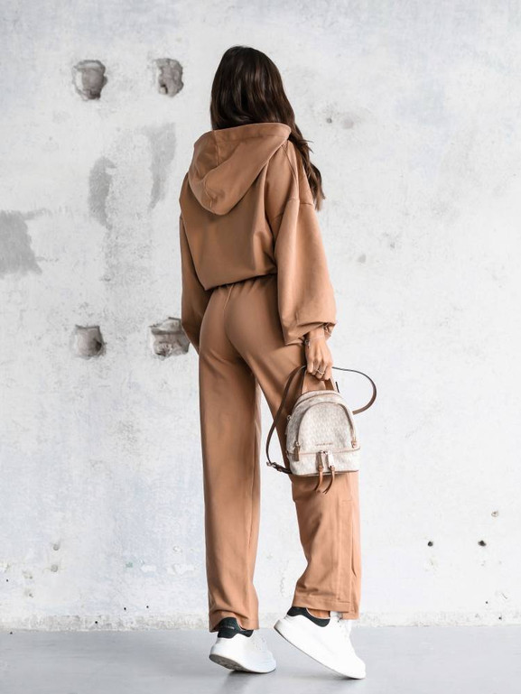 Karmelowa bluza z kapturem Cocomore