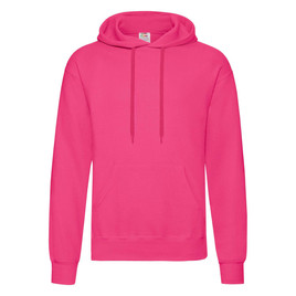 Różowa bluza męska Hooded Sweat Fruit of the Loom 