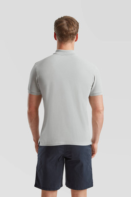 Jasno szara koszulka męska Iconic Polo Friut of the Loom
