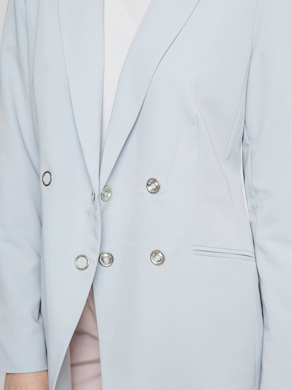 Żakiet Lemonada zapinany na napy błękitny