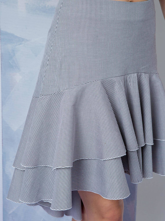 Spódnica Lemonada z podwójną falbaną czarna