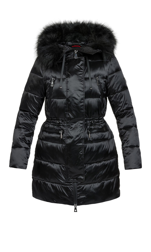 Czarna kurtka puchowa Luserna-Eco Tiffi