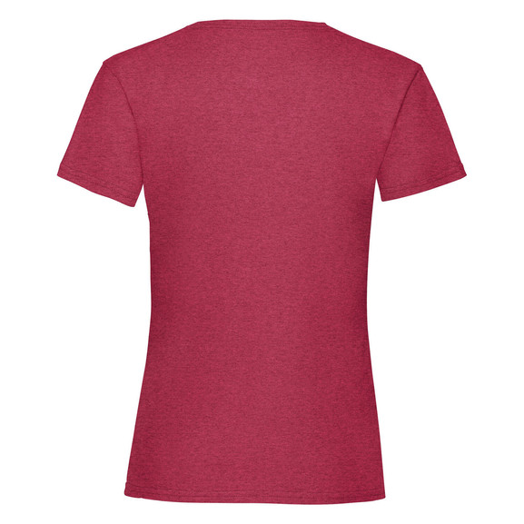 Czerwona koszulka dziewczęca Valueweight Fruit of the Loom