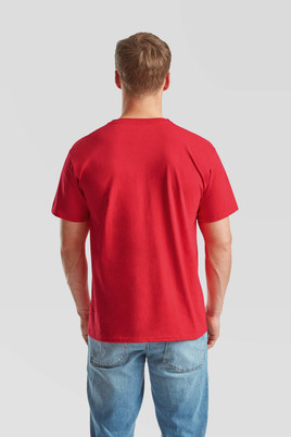 Czerwona koszulka męska Valueweight Fruit of the Loom