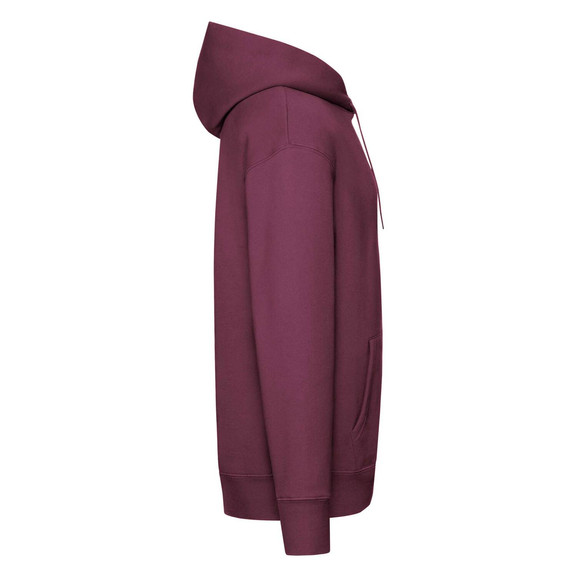 Burgundowa bluza męska z kapturem Hooded Sweat Fruit of the Loom